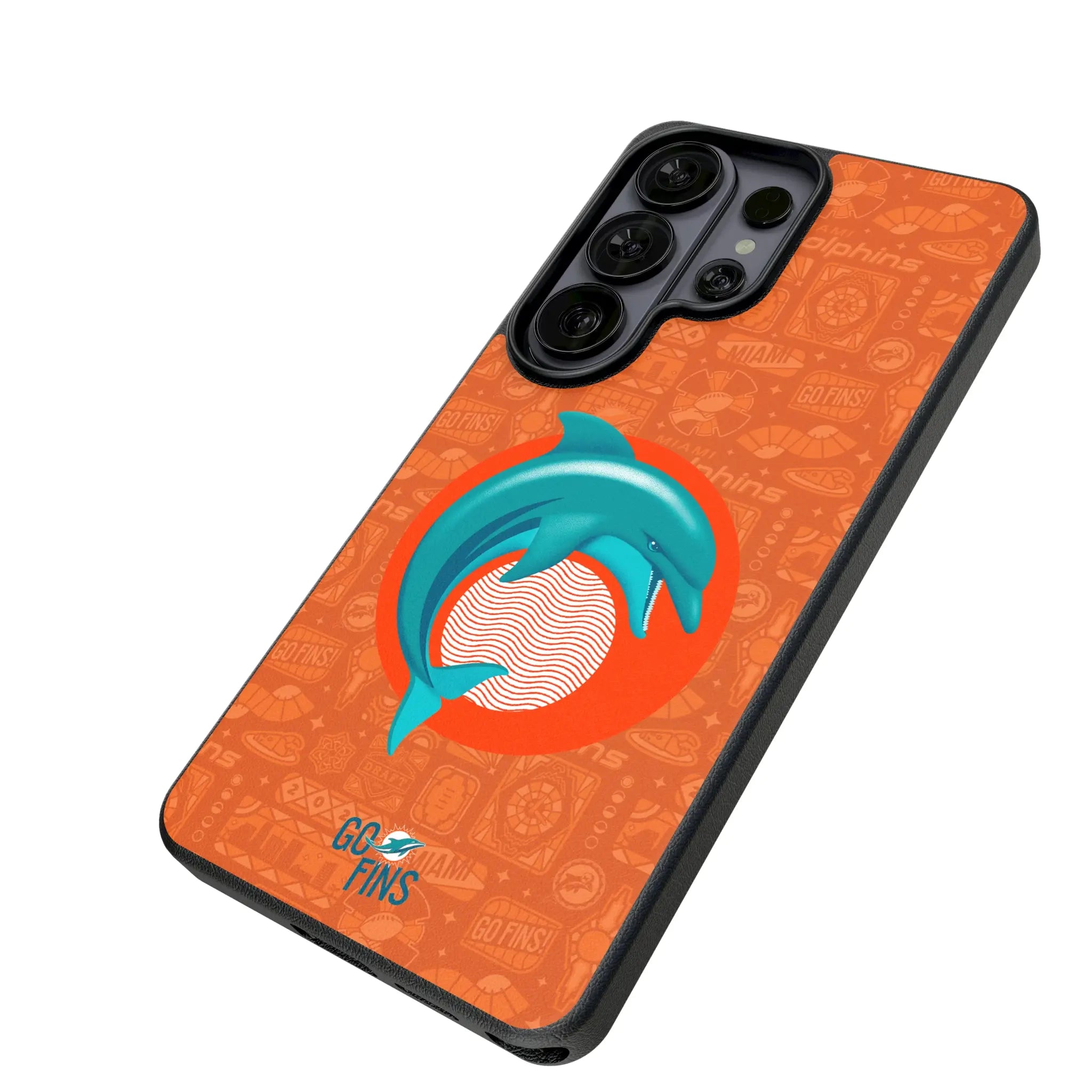 Miami Dolphins Deco MagSafe Compatible Phone Case for Samsung Galaxy