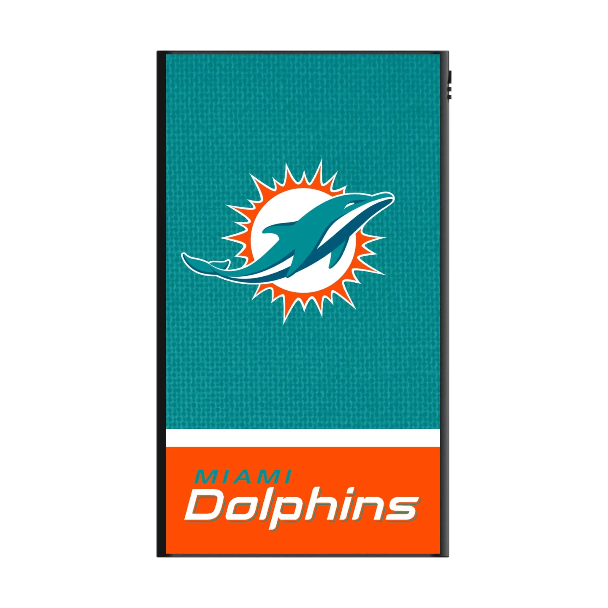 Miami Dolphins Endzone Solid 5000mAh Flat Powerbank