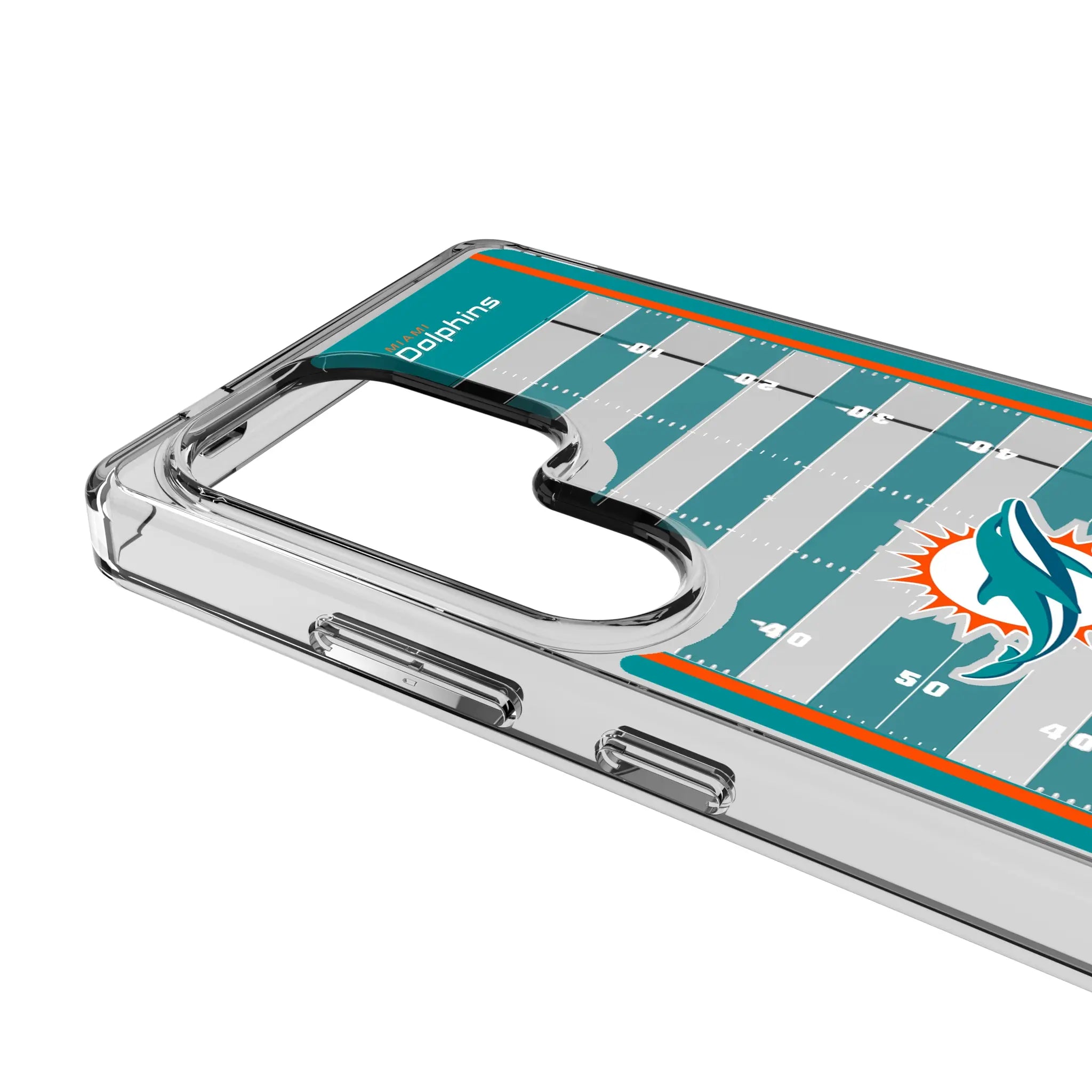 Miami Dolphins Field Clear Phone Case for Samsung Galaxy