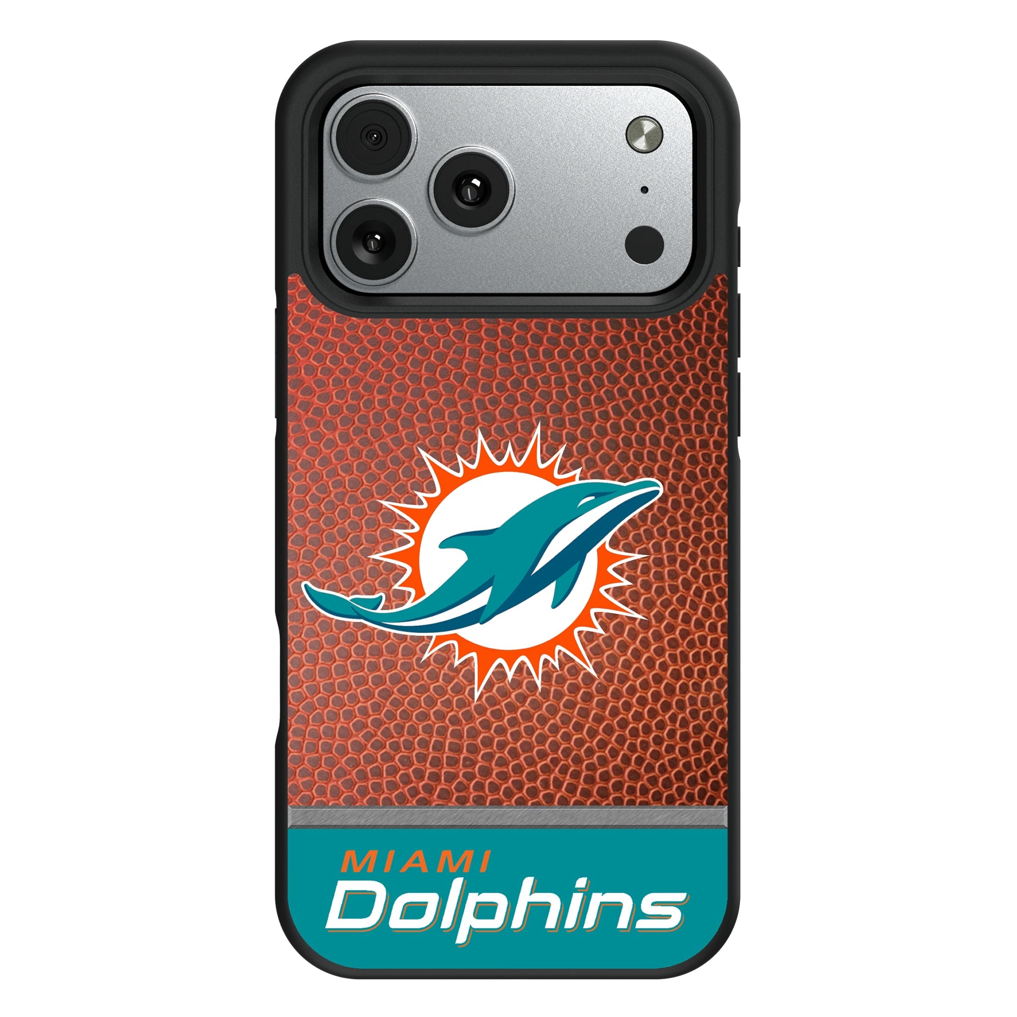 Miami Dolphins Football Wordmark Bump Case