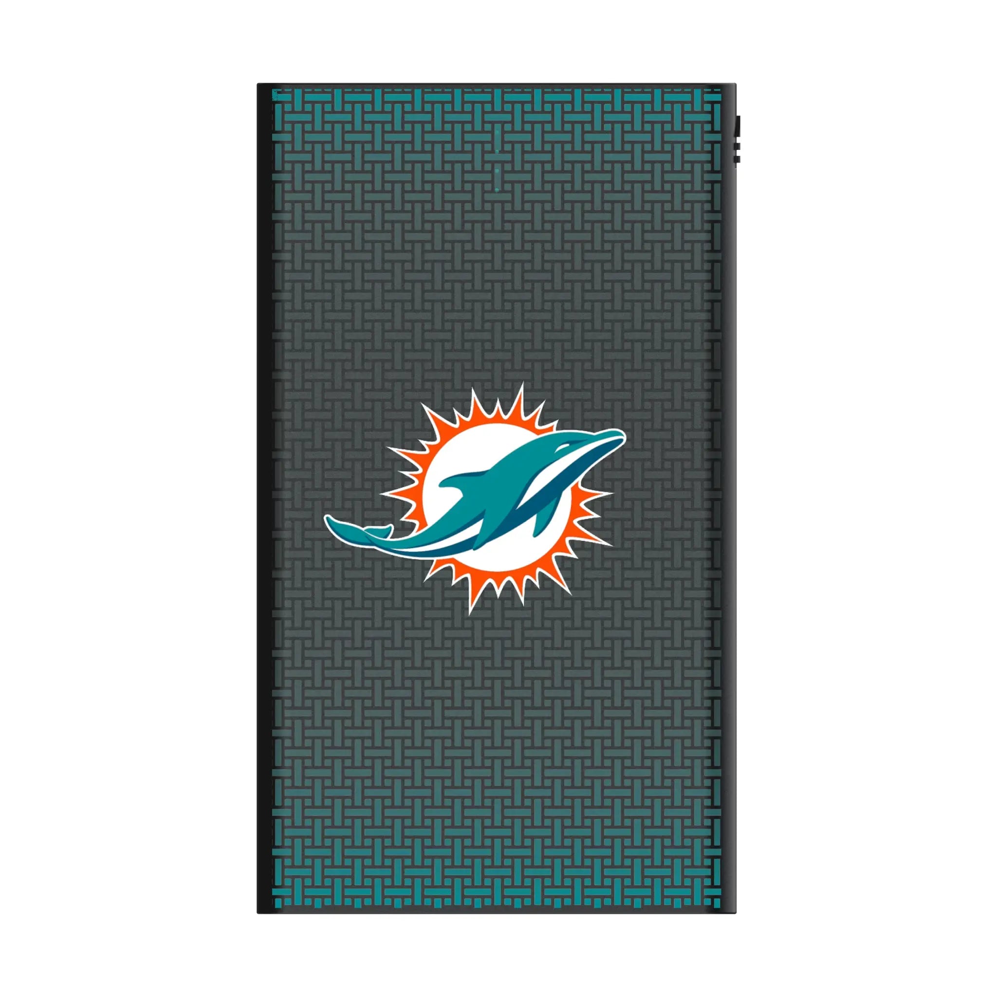 Miami Dolphins Linen 5000mAh Flat Powerbank