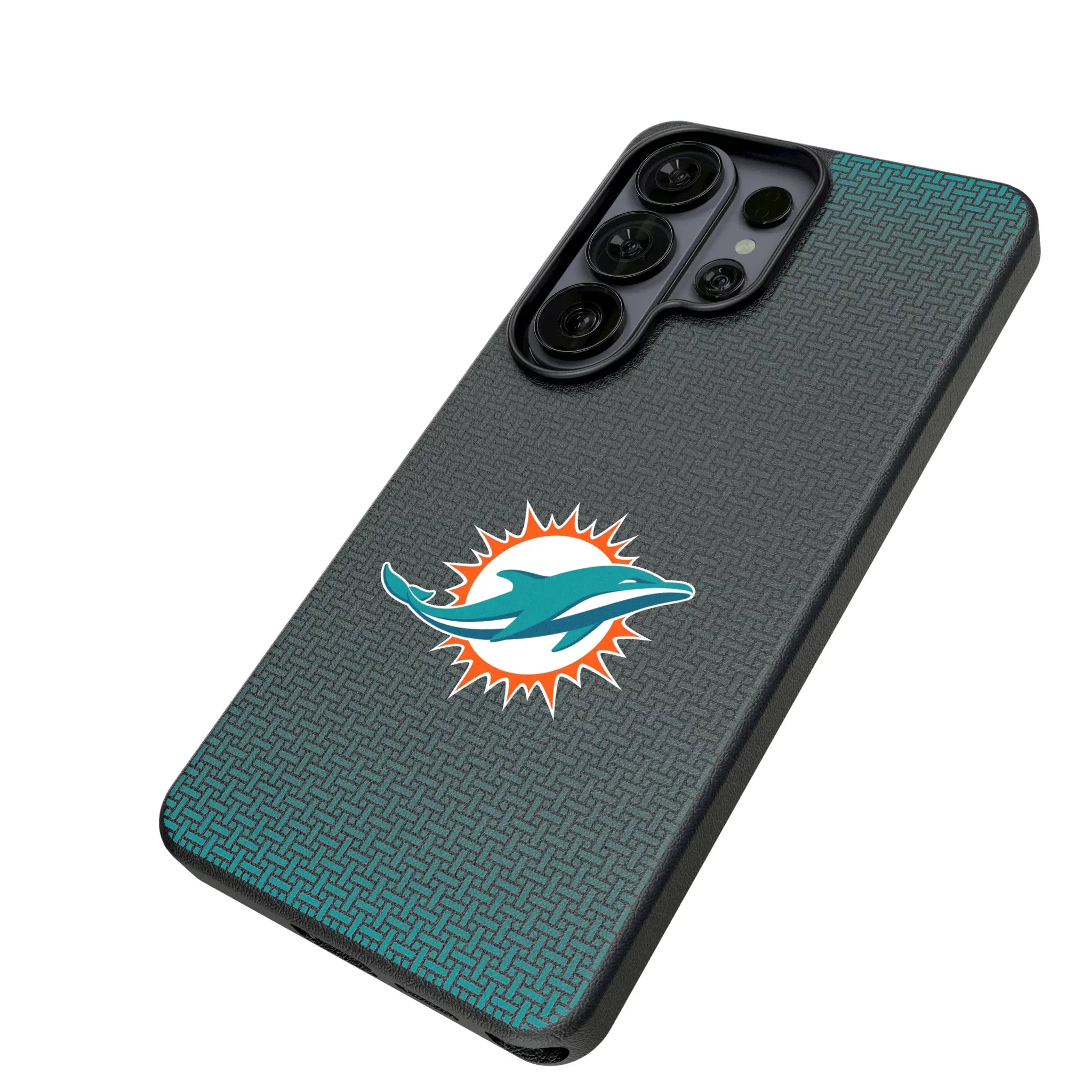 Miami Dolphins Linen MagSafe Compatible Phone Case for Samsung Galaxy