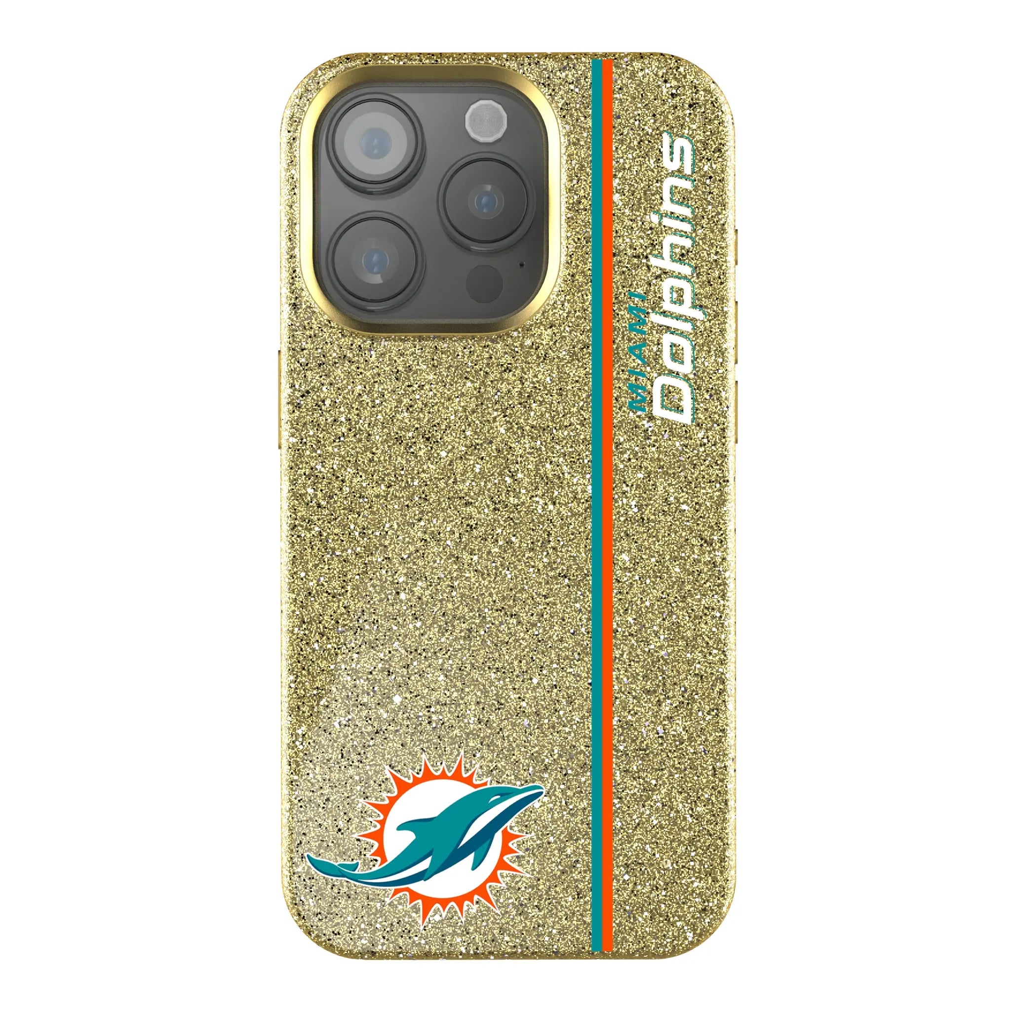 Miami Dolphins Sidebar Bling Phone Case for Apple iPhone