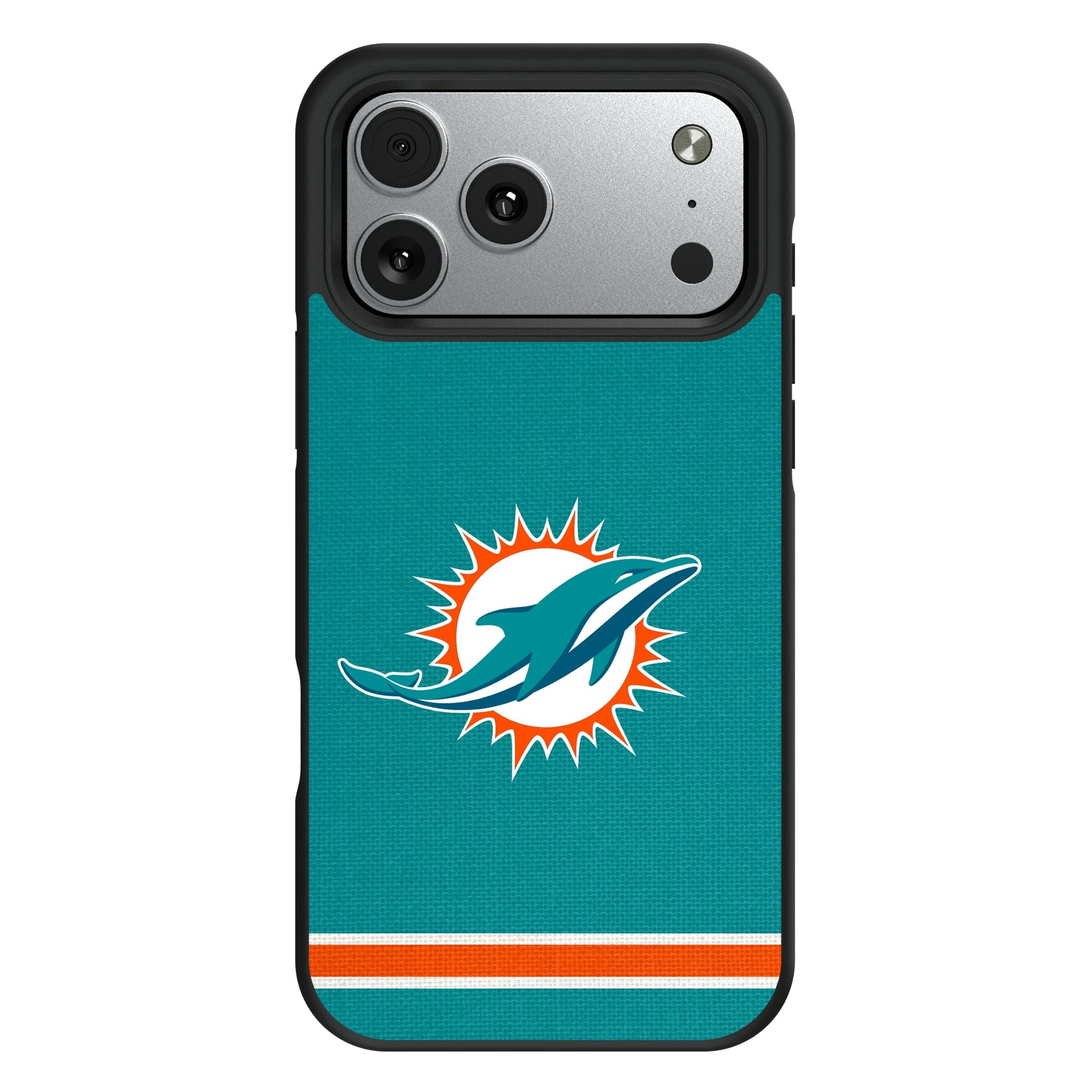 Miami Dolphins Stripe Bump Case