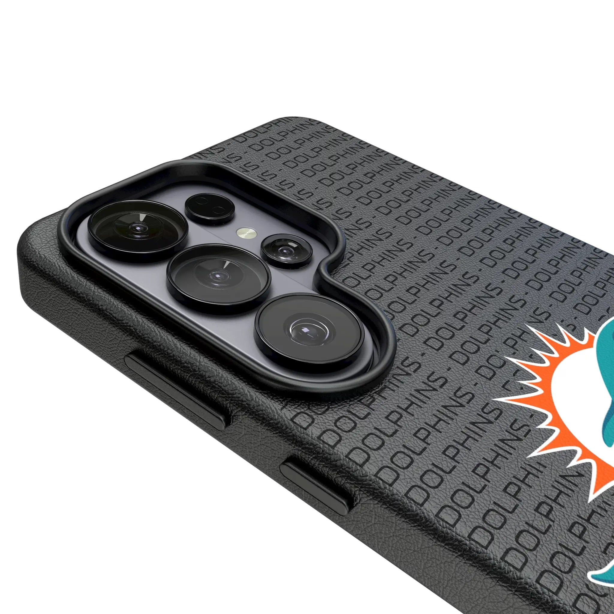 Miami Dolphins Text Backdrop MagSafe Compatible Phone Case for Samsung Galaxy