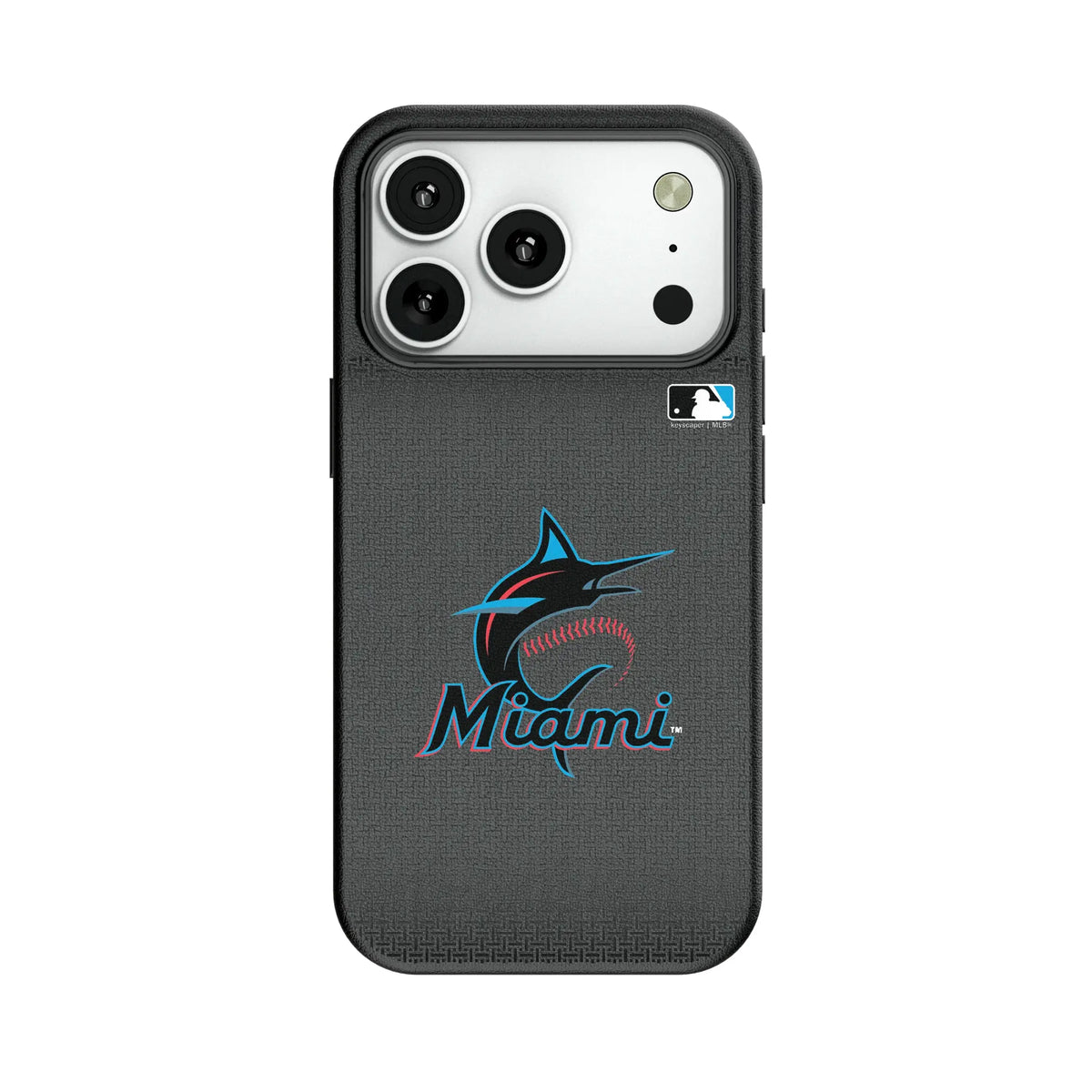 Miami Marlins Linen Magnetic Phone Case