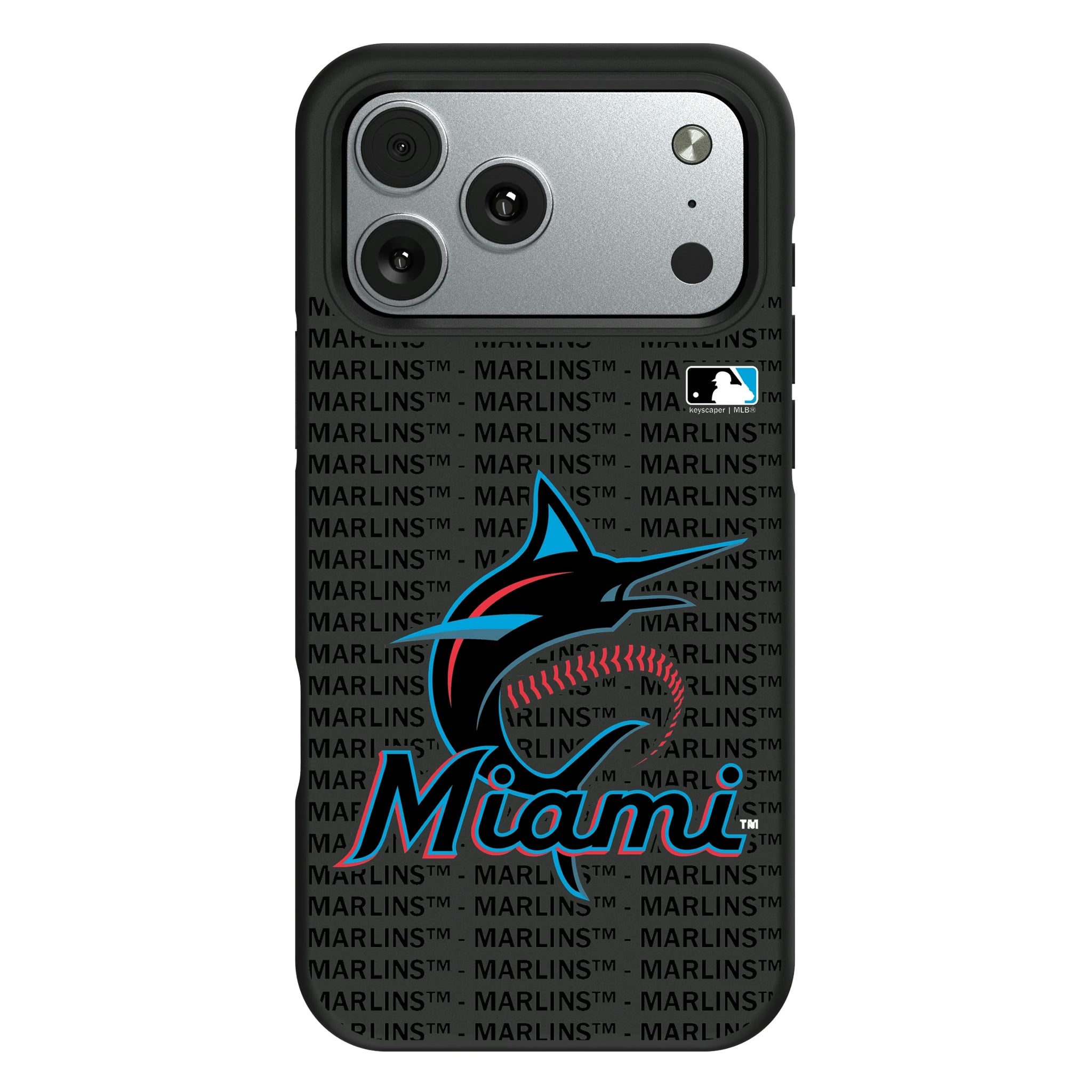 Miami Marlins Blackletter Bump Case