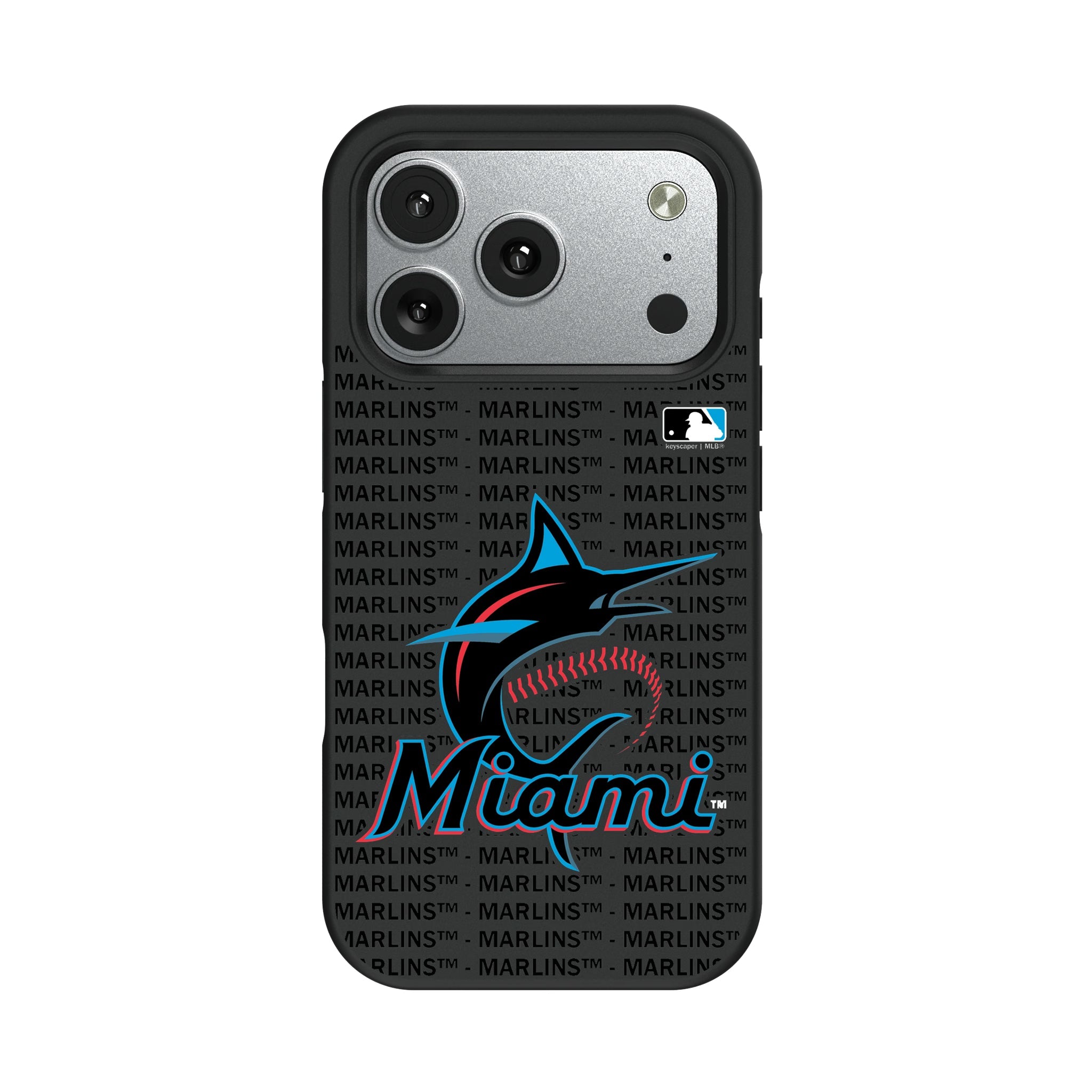 Miami Marlins Blackletter Bump Case