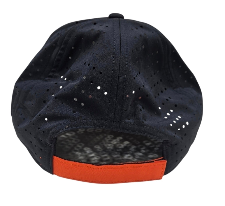Miami Hurricanes adidas Structured Perforate Adjustable Hat - Black