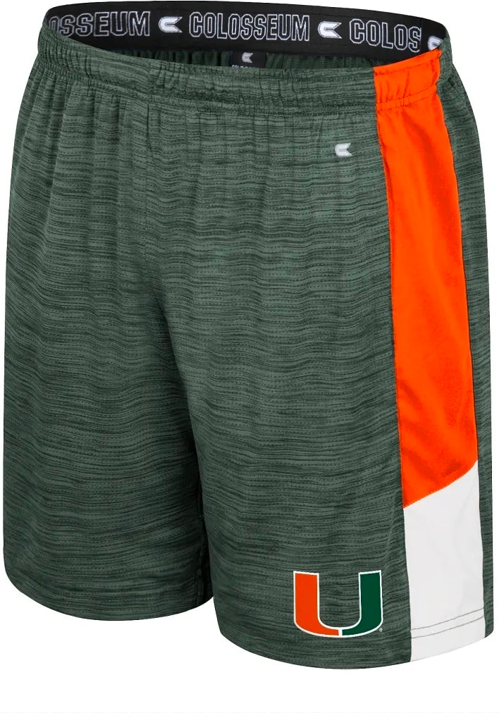 Miami Hurricanes Colosseum Consistency 5" Shorts - Green
