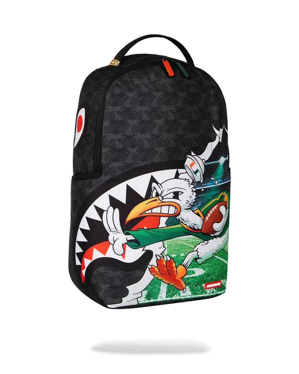 SPRAYGROUND リュック バックパック Miami Hurricanes 2025 Touchdown DXLSR Sprayground Backpack