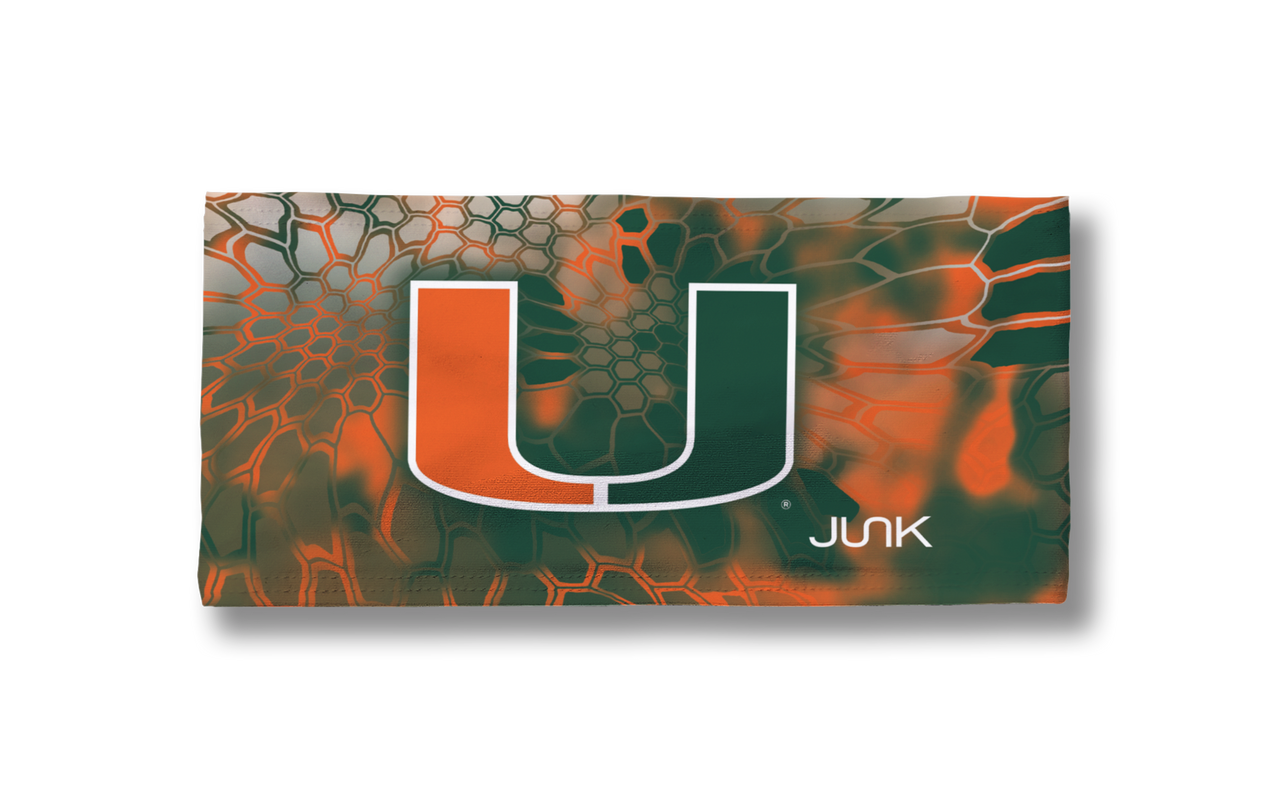 Miami Hurricanes Headband Kryptek Big Bang - Orange/Green