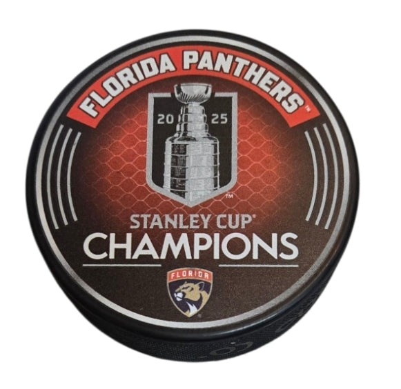Florida Panthers 2025 Stanley Cup Champions Roster Puck