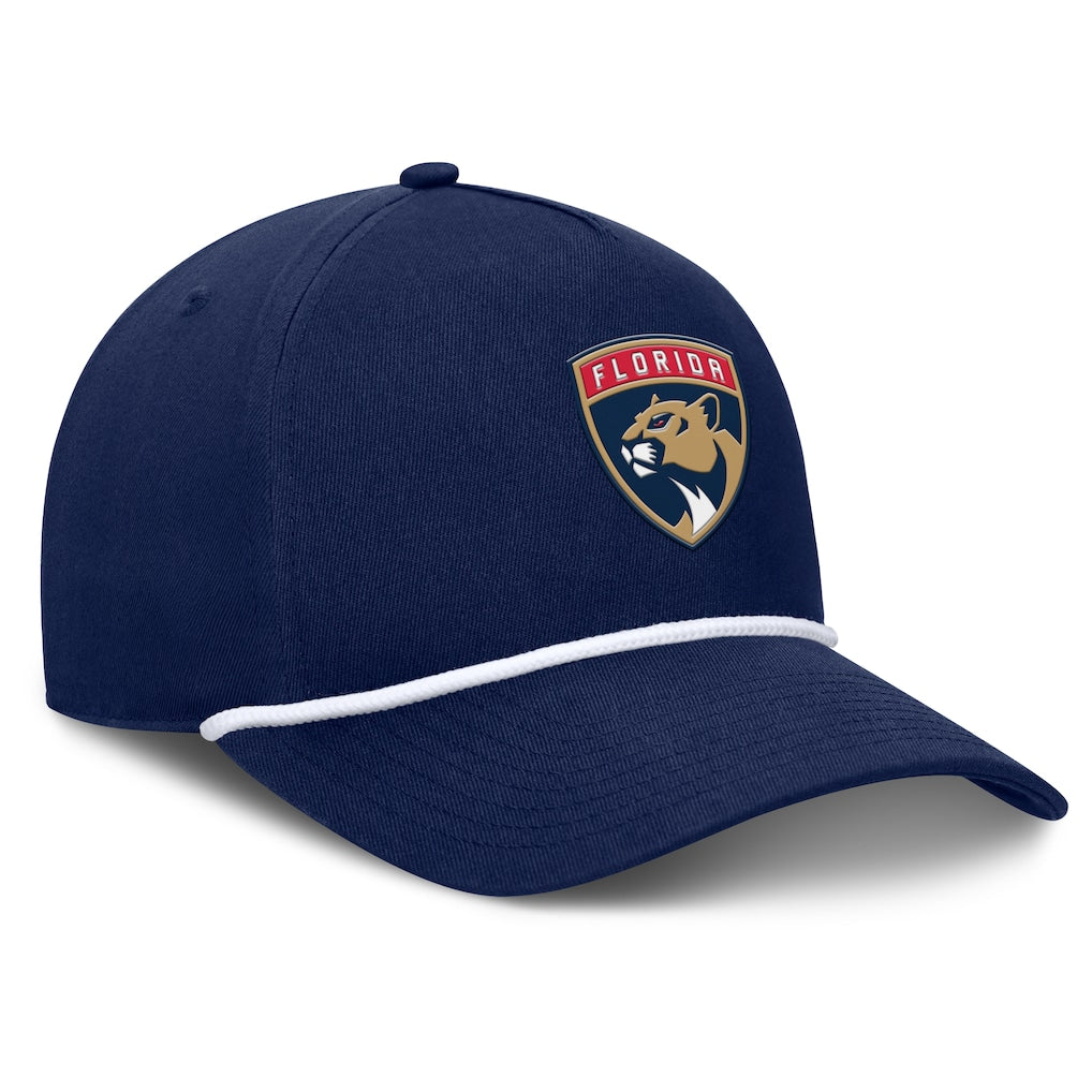 Florida Panthers Fanatics Authentic Pro Rink Adjustable Rope Hat - Blue
