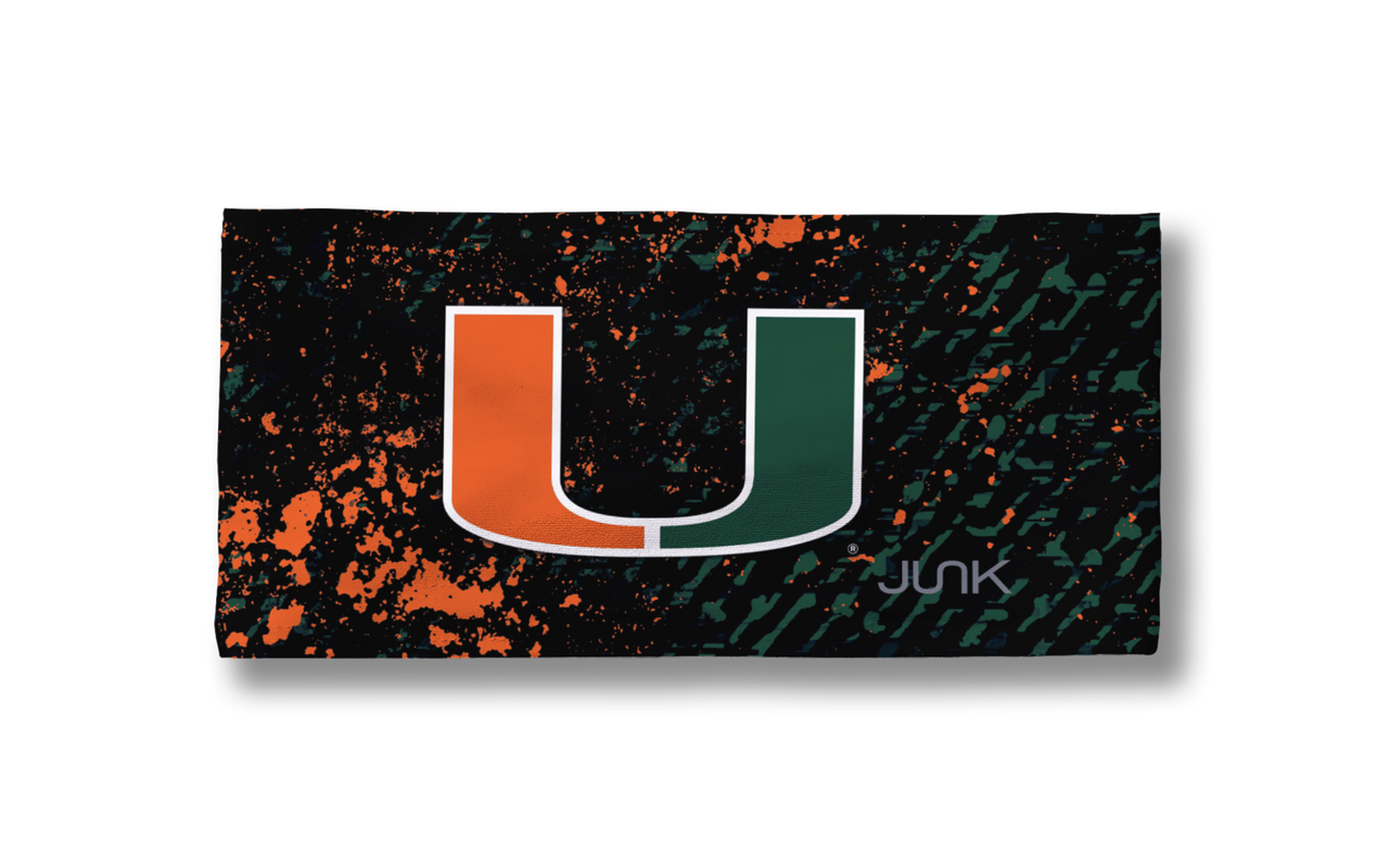 Miami Hurricanes Headband Rage Big Bang - Black