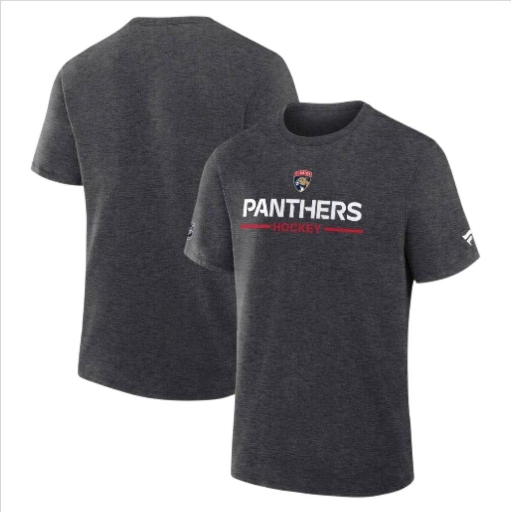 Florida Panthers Authentic Pro Primary T-Shirt - Charcoal