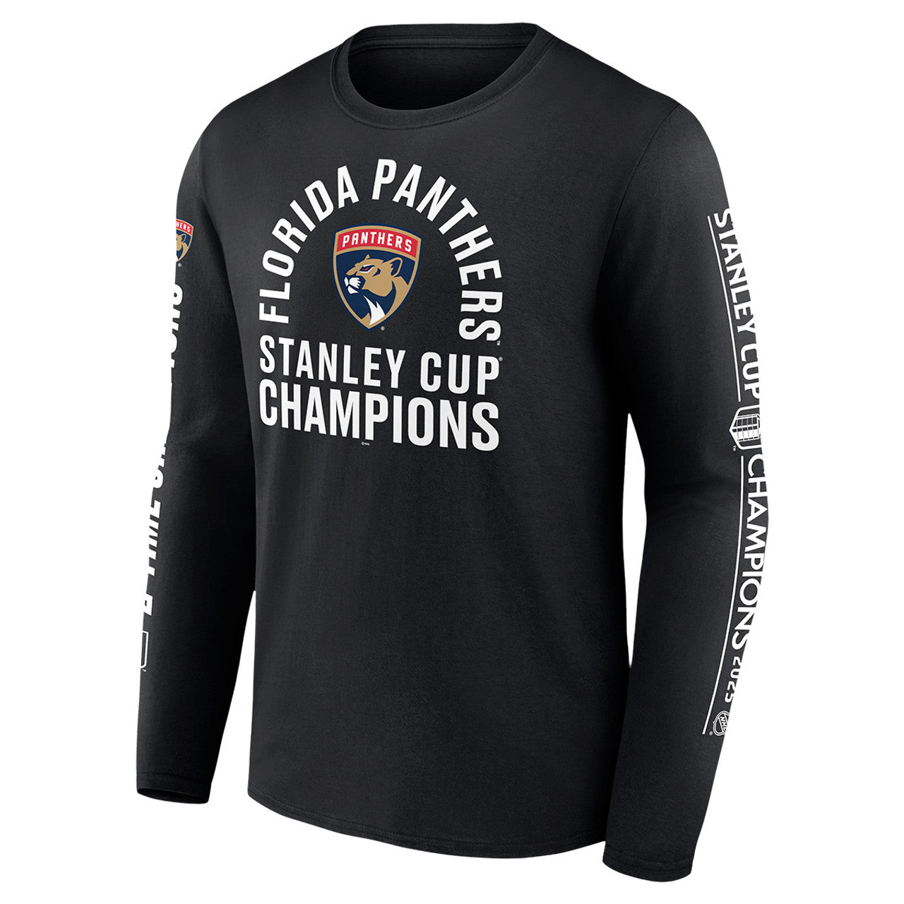 Florida Panthers 2024-2025 Back-to-Back Stanley Cup Champions Conquest Long Sleeve T-Shirt
