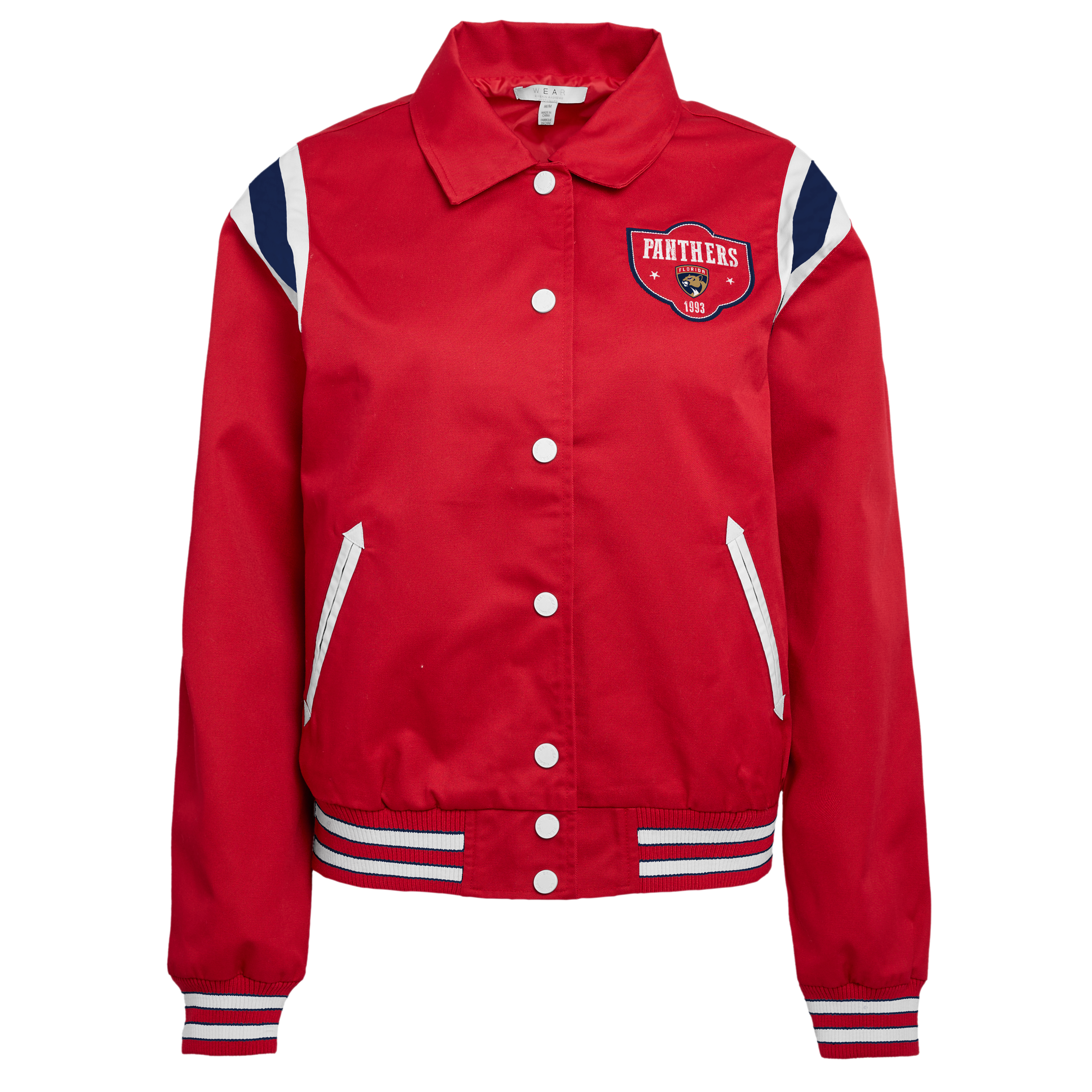 Florida Panthers WEAR by Erin Andrews Women's Full-Snap Jacket - Red