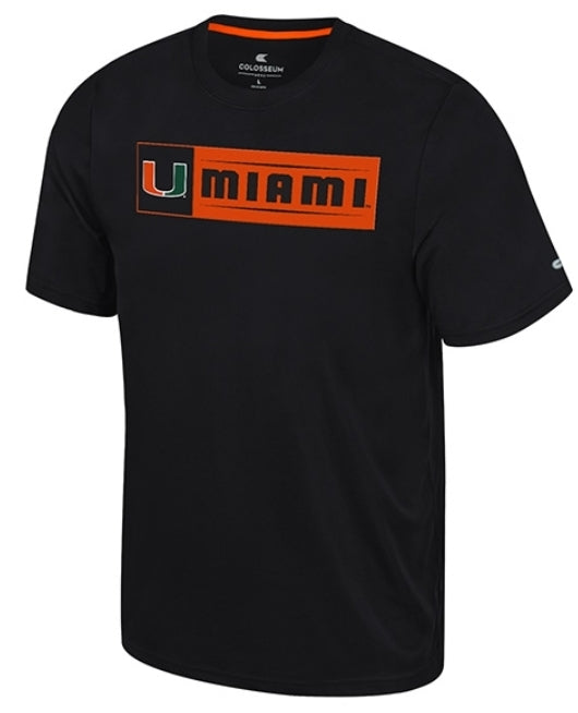 Miami Hurricanes Colosseum Quantum T-Shirt - Black