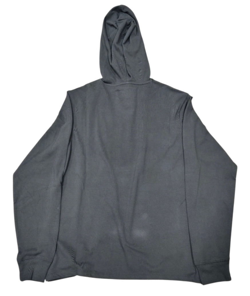 Miami Dolphins 47 Brand Erosion Ashby Pique Flint Hoodie - Charcoal Black