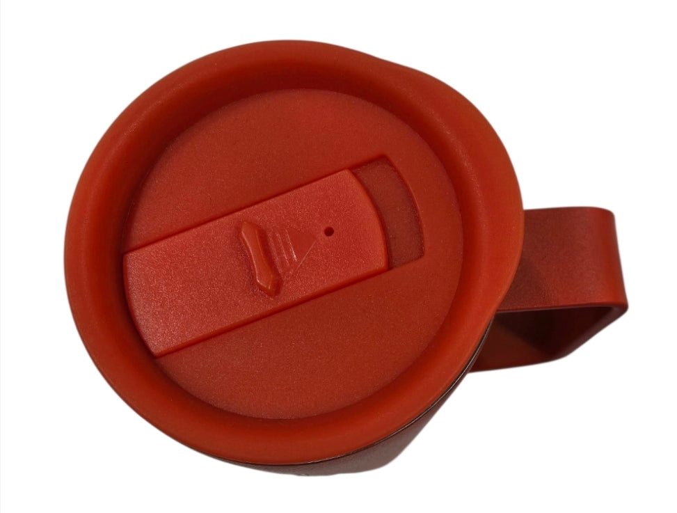 Miami Dolphins 18 oz Laser Etched Roadie Cup w/Handle - Orange