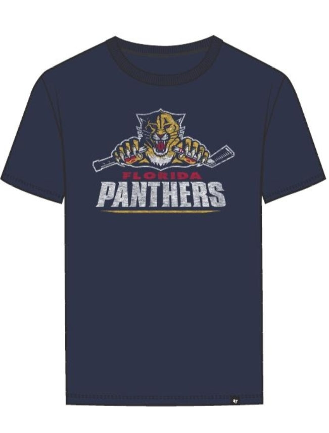 Florida Panthers 47 Brand Vintage Racer Premier Franklin T-Shirt - Navy