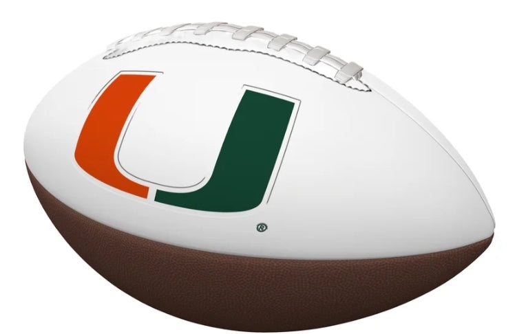 Miami Hurricanes Mini Size Autograph Football