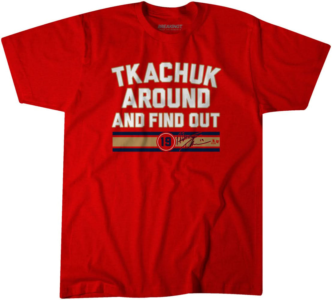 Matthew Tkachuk Around and Find Out - Red