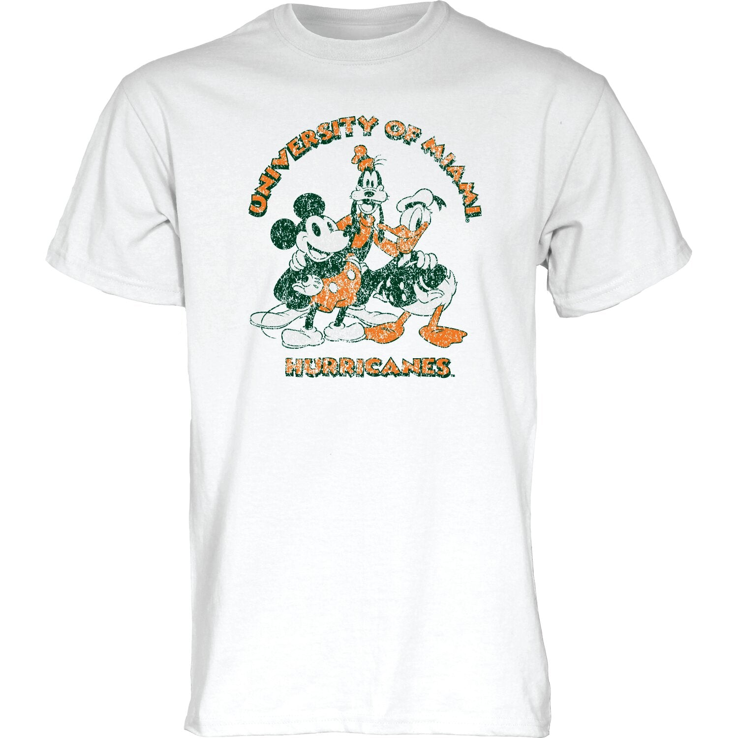 Miami Hurricanes Disney Great Trio T-Shirt - White