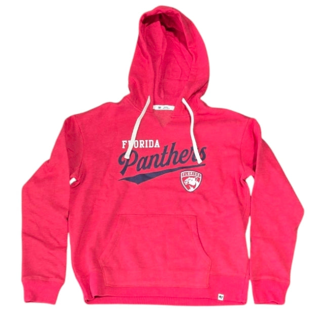 Florida Panthers '47 Brand Women's Racer Driftway Kennedy Hoodie - Red