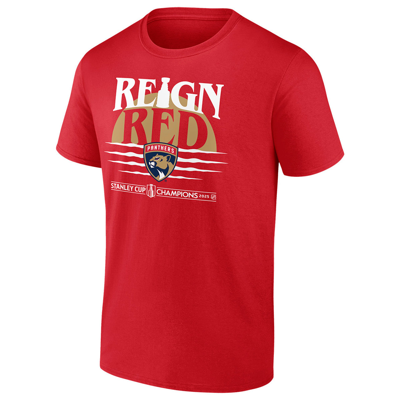 Florida Panthers Fanatics 2025 Stanley Cup Champions Hometown DNA T-Shirt Reign - Red