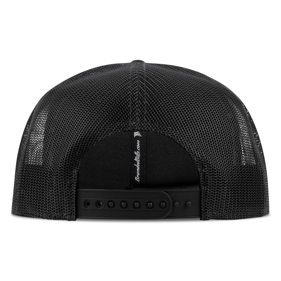 Miami Hurricanes Branded Bills "UMiami Team Logo" Curved Trucker Hat - Black