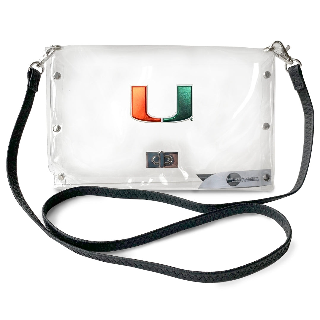 Miami Hurricanes Clear Envelope Stadium Purse