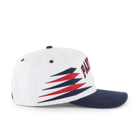 Florida Panthers 47 Brand Diamond Cut Hitch Adjustable Hat - White/Navy
