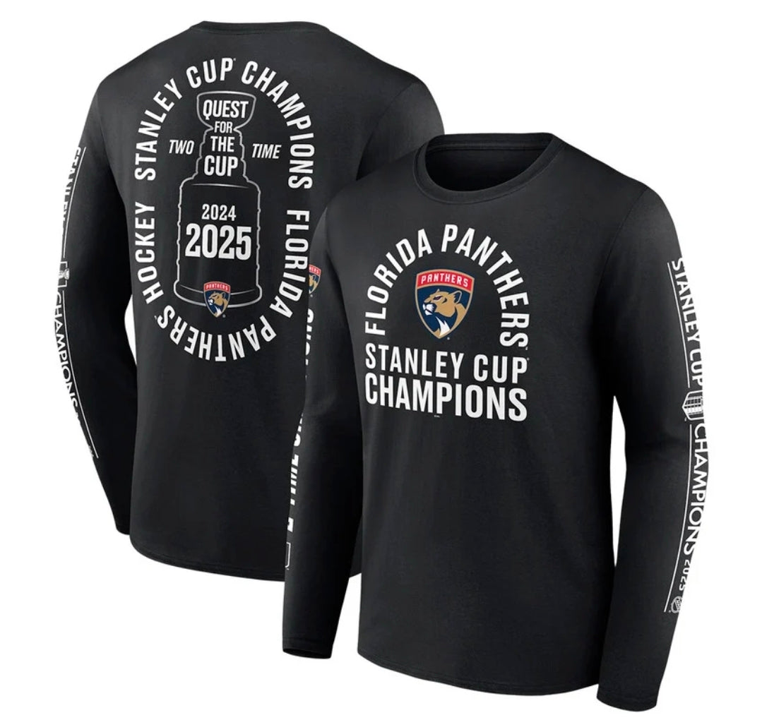 Florida Panthers 2024-2025 Back-to-Back Stanley Cup Champions Conquest