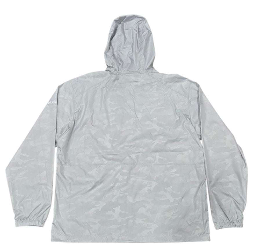 Miami Hurricanes Columbia Camo Flash Forward Windbreaker - Cool Grey