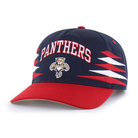 Florida Panthers 47 Brand Diamond Cut Hitch Adjustable Hat - Navy/Red