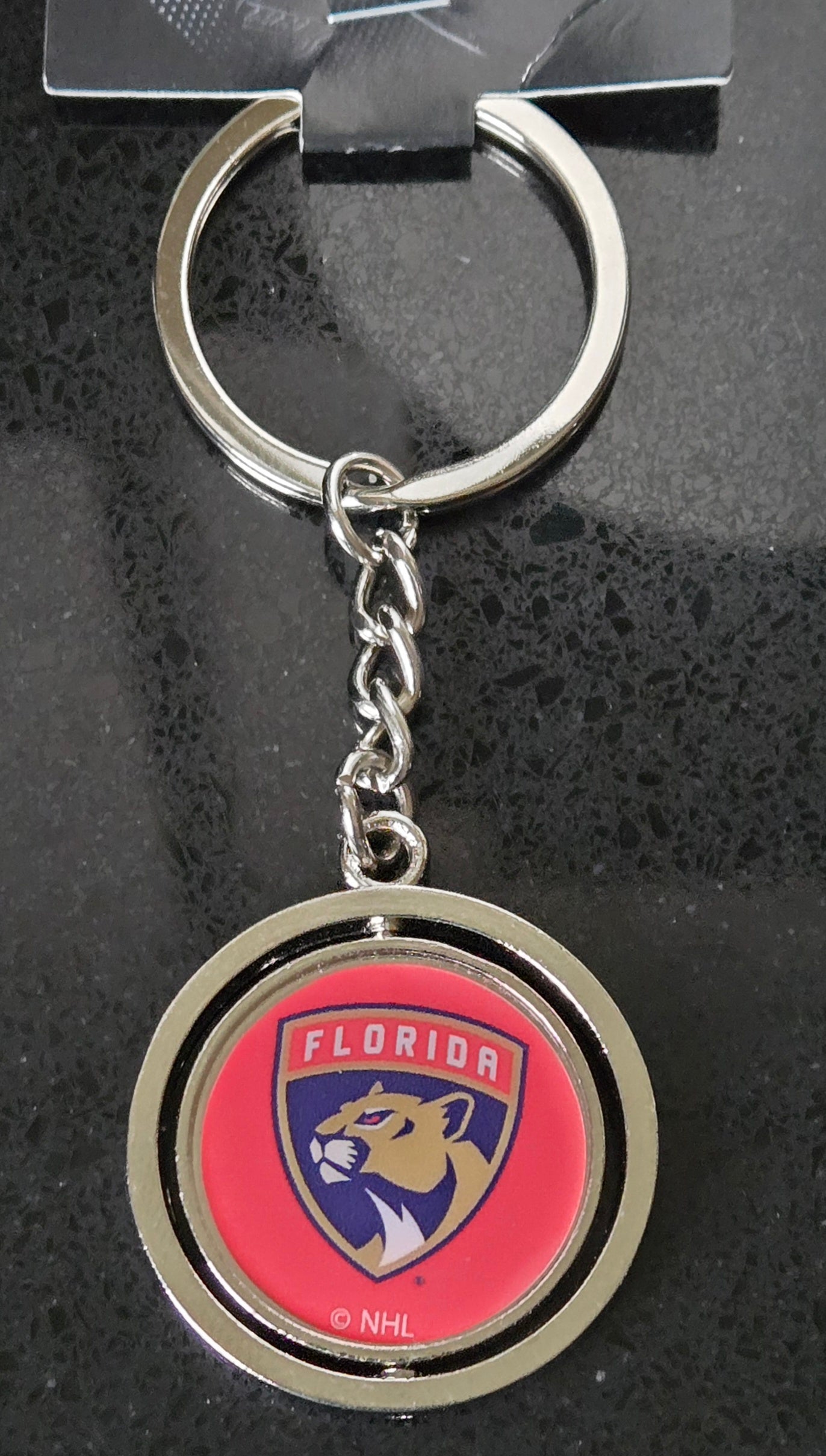 Florida Panthers 2025 Stanley Cup Champions Spinning Key Chain