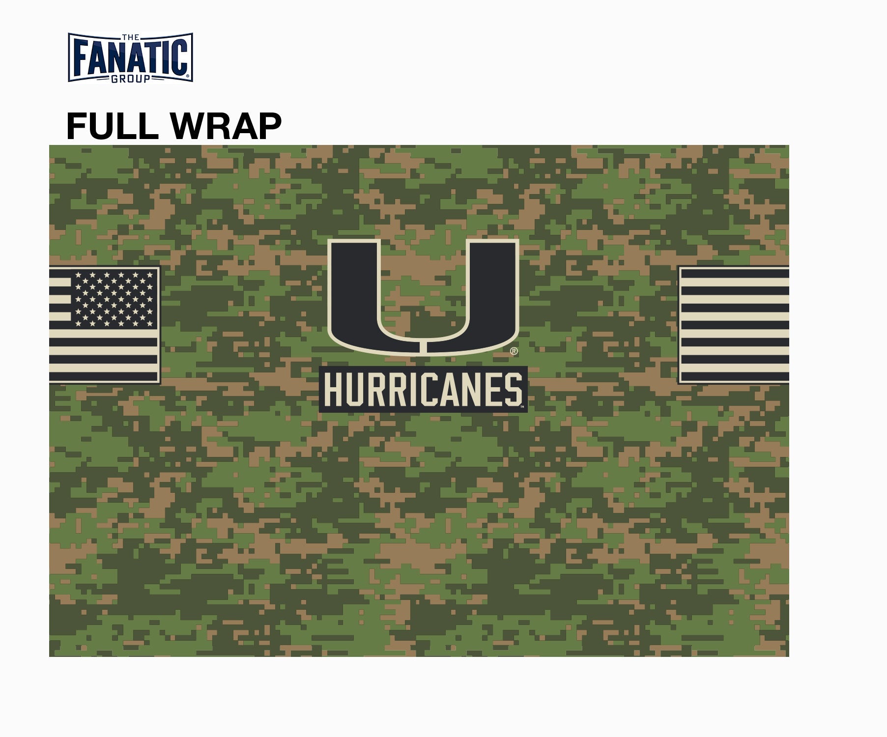 Miami Hurricanes Military Appreciation Dual Lid Tumbler - 24 oz