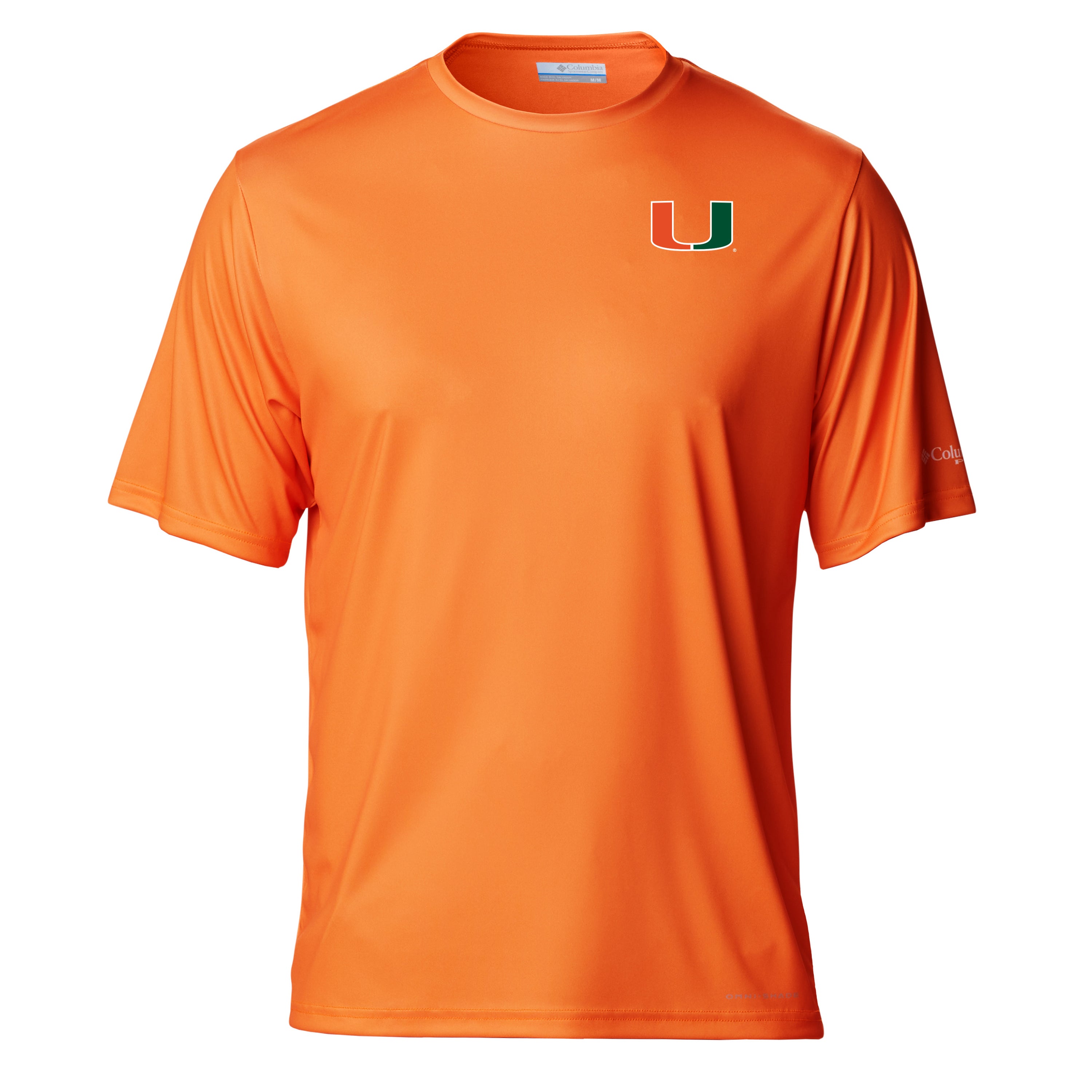 Miami Hurricanes Columbia Terminal Tackle S/S T-Shirt - Orange