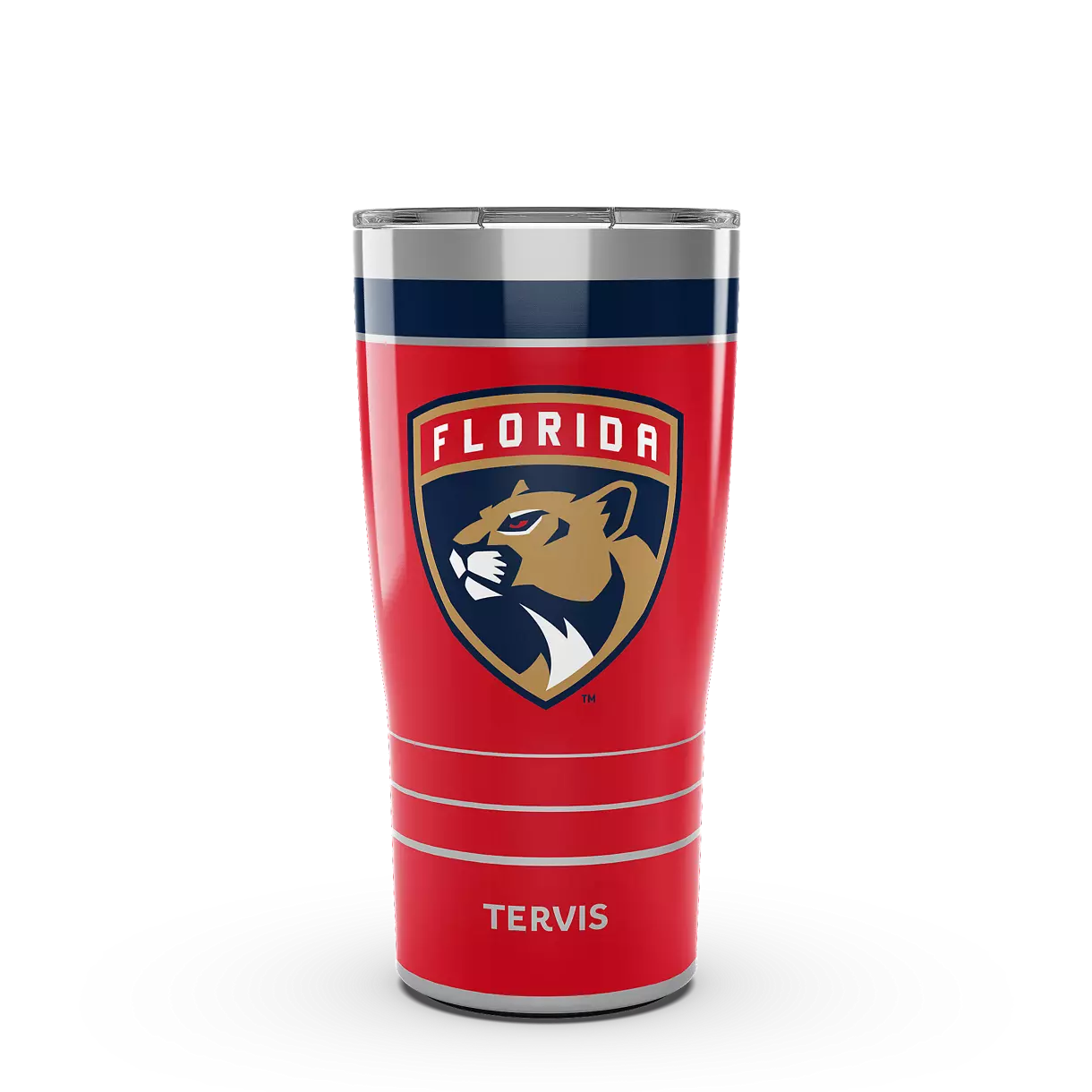Florida Panthers 30oz MVP Main Logos Tervis S/S Tumbler w/ Lid - Red
