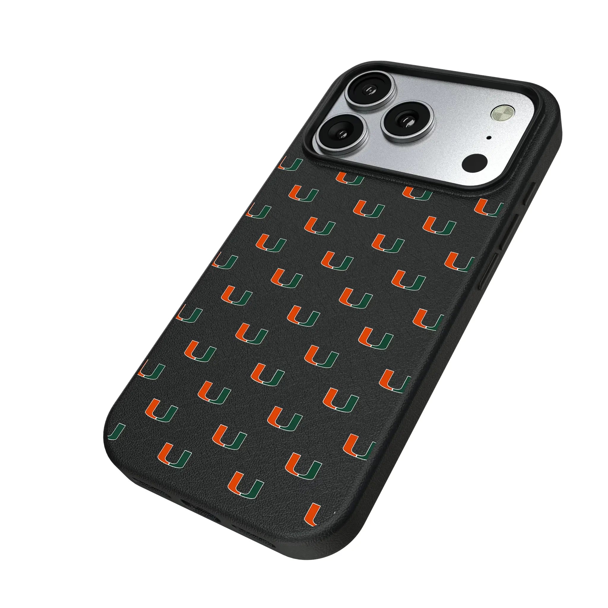 University of Miami Hurricanes Fashion Pattern MagSafe Compatible Phone Case for Apple iPhone