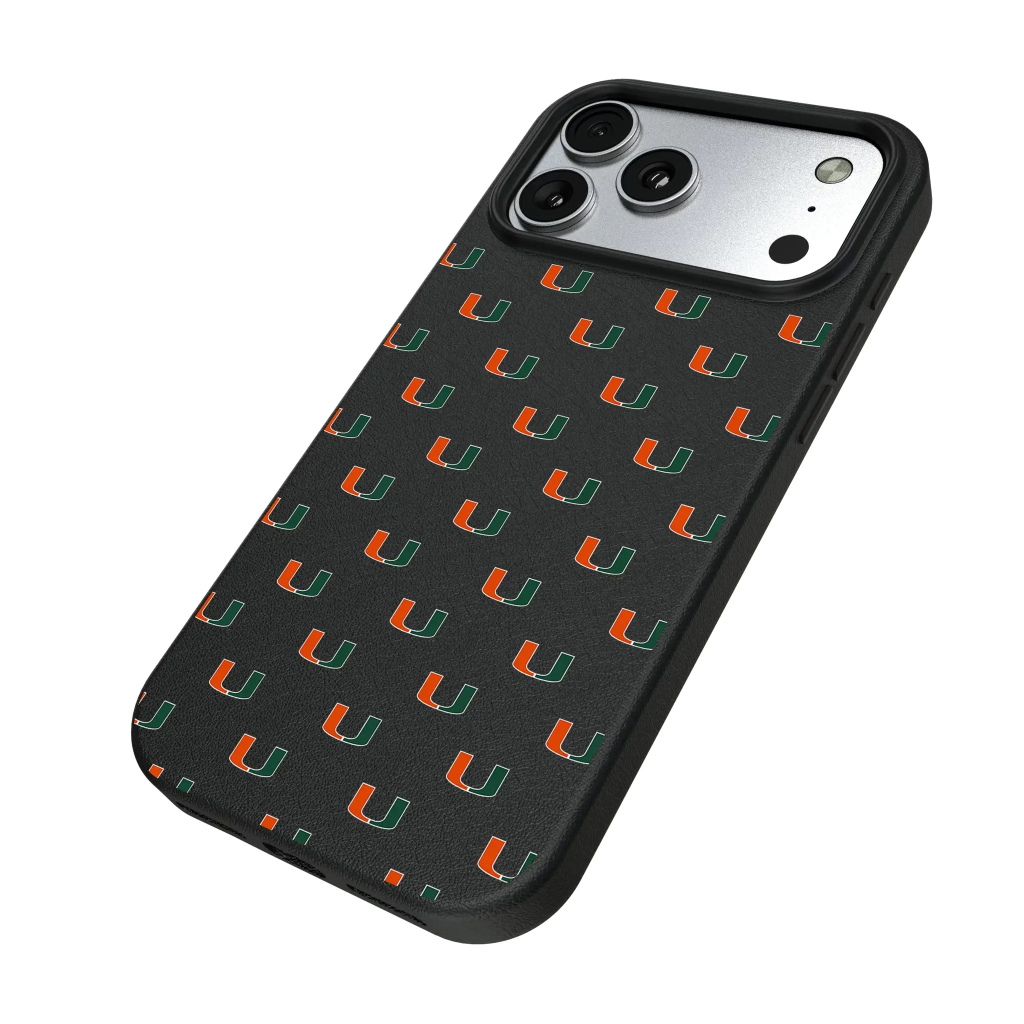 University of Miami Hurricanes Fashion Pattern MagSafe Compatible Phone Case for Apple iPhone