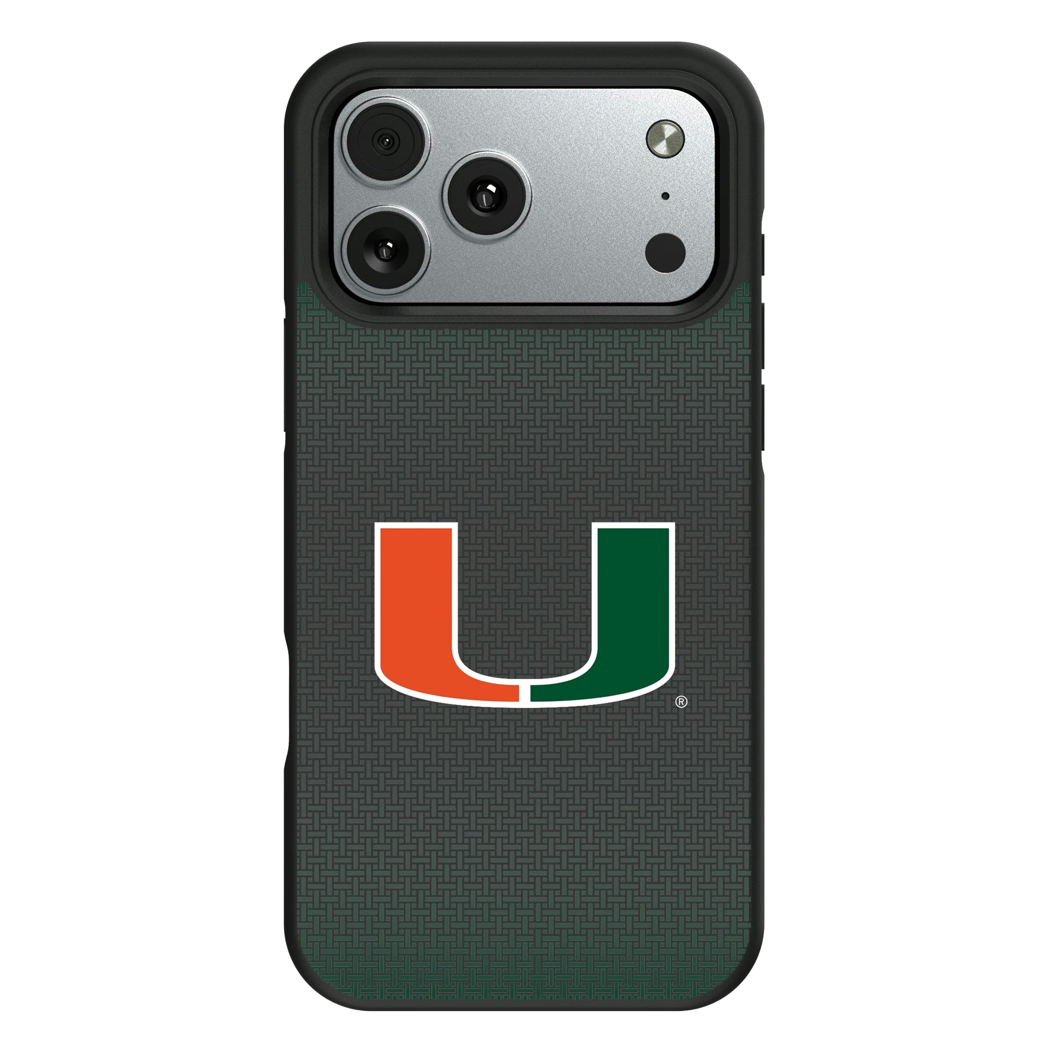 Miami Hurricanes Linen Bump Phone Case