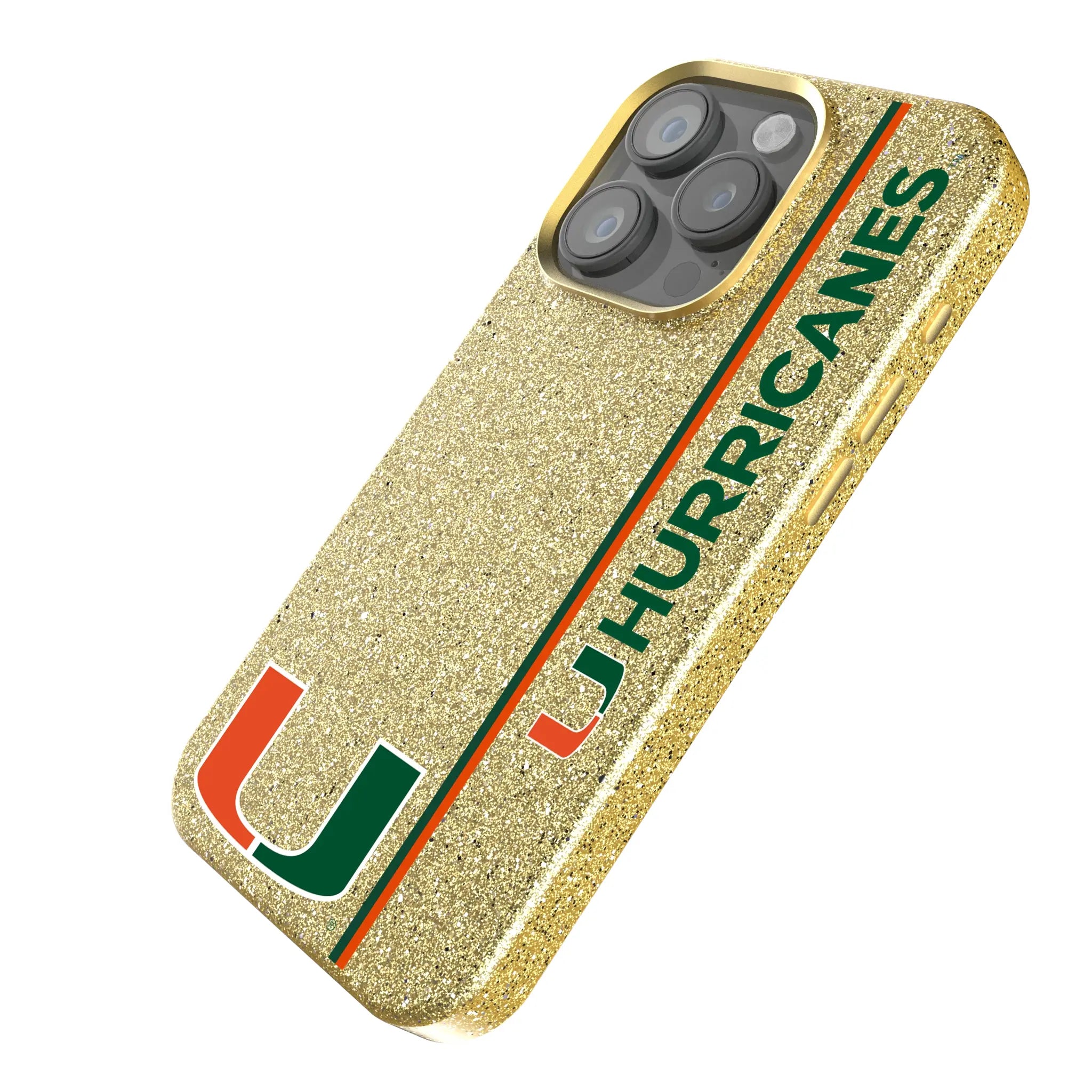 University of Miami Hurricanes Sidebar Bling Phone Case for Apple iPhone