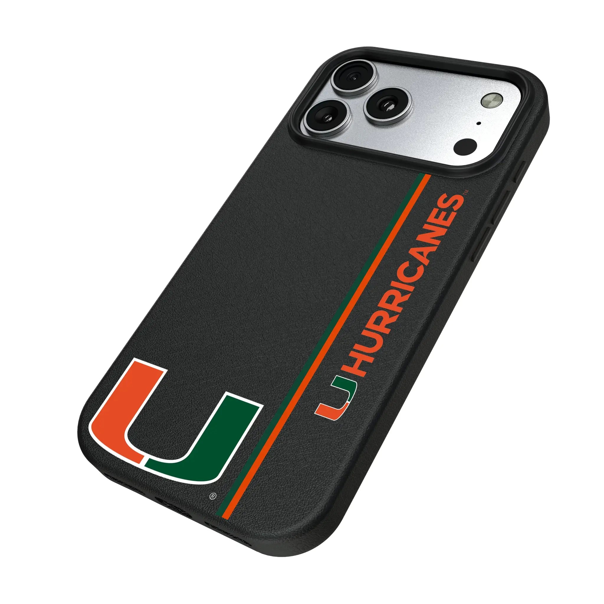 University of Miami Hurricanes Sidebar MagSafe Compatible Phone Case for Apple iPhone