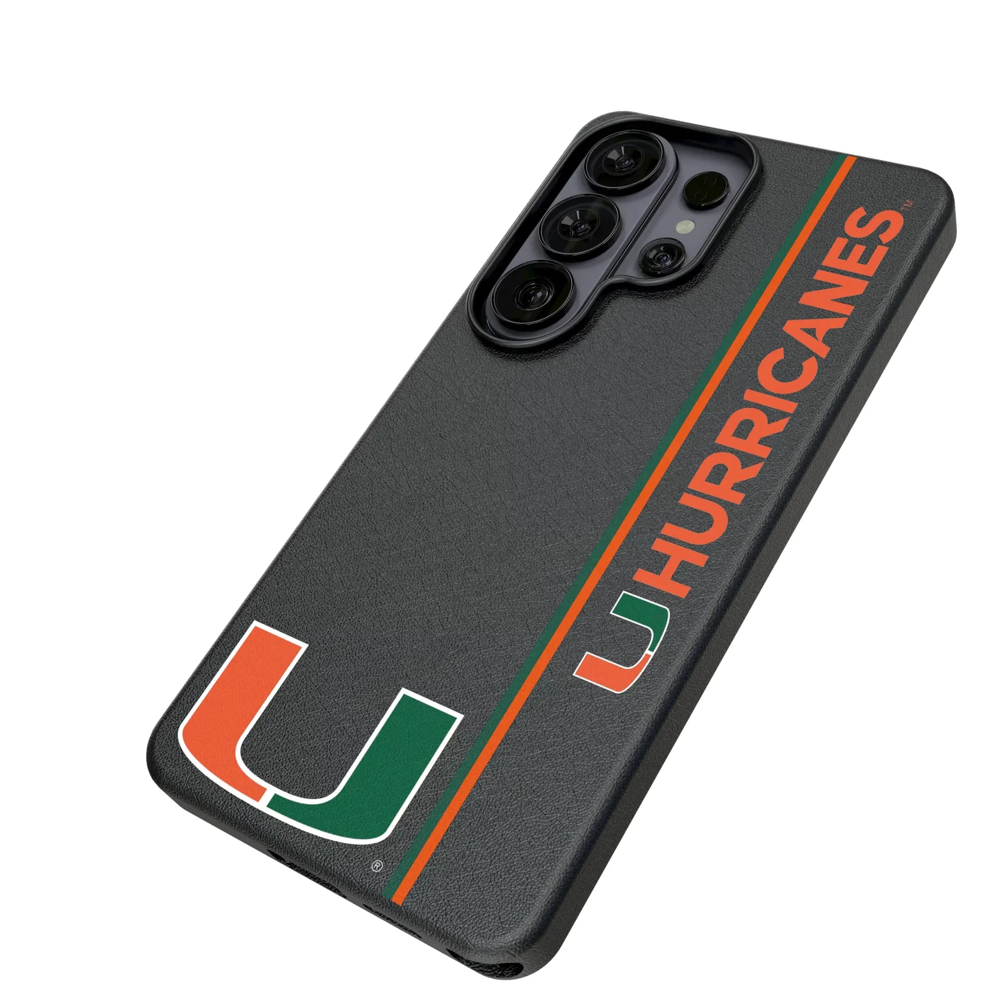 University of Miami Hurricanes Sidebar MagSafe Compatible Phone Case for Samsung Galaxy