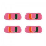 Miami Hurricanes Eye Black with U Logo Set of 4 - CanesWear at Miami FanWear Tailgate Gear Eye Black CanesWear at Miami FanWear