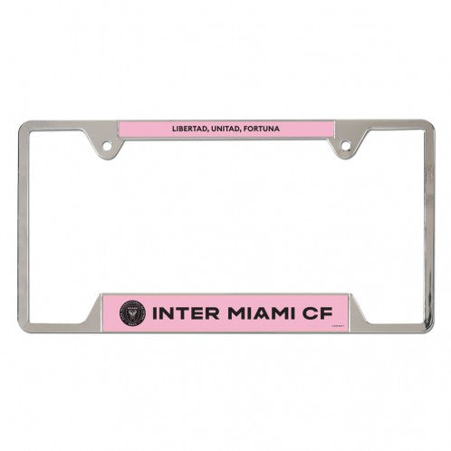 Inter Miami CF Metal License Plate Frame
