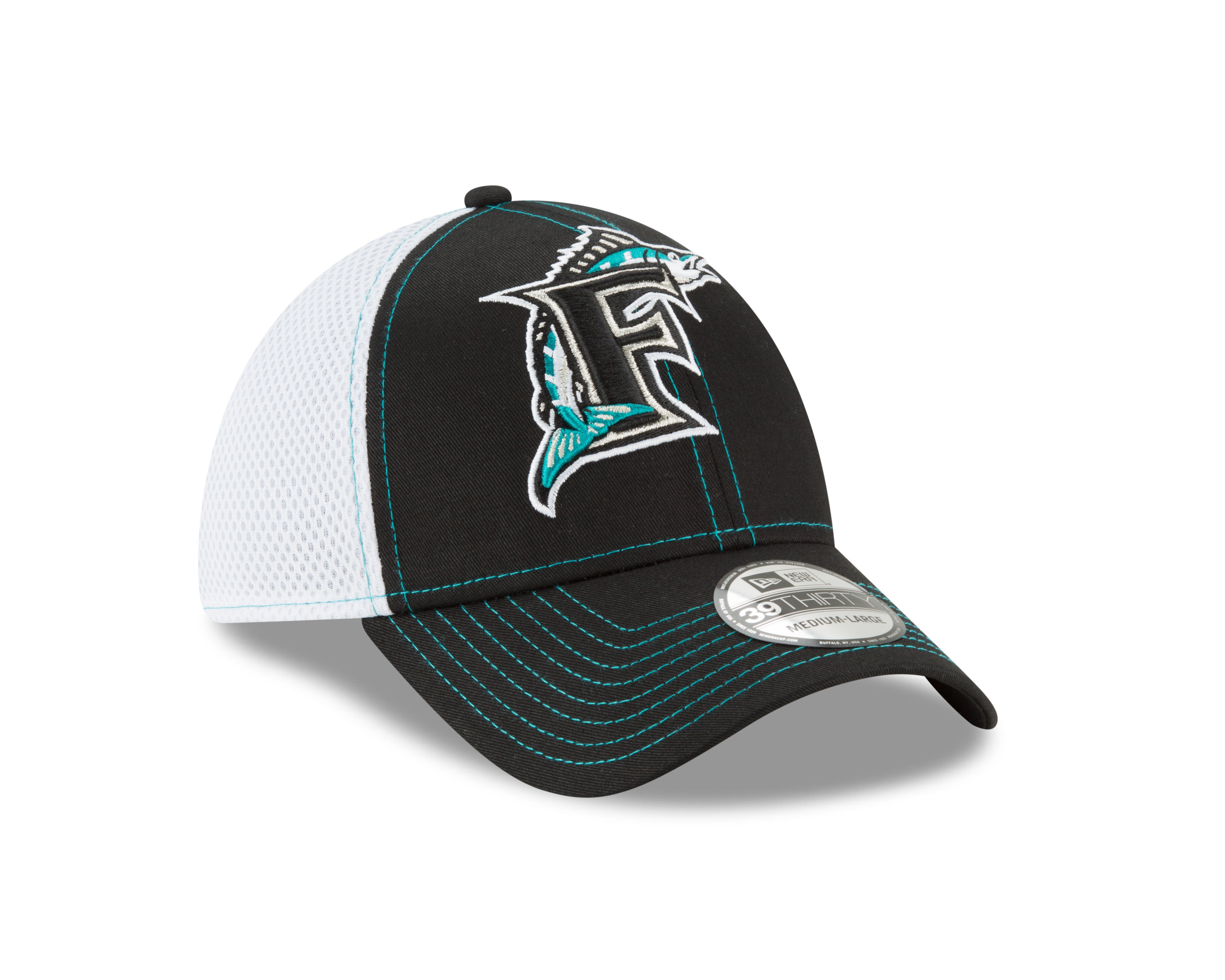 New Era, Accessories, Miami Marlins Throwback New Era Fitted Hat
